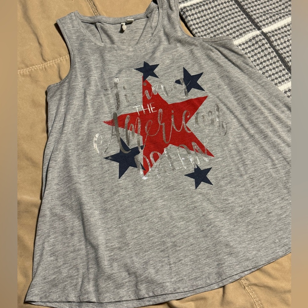 Gray America Tank